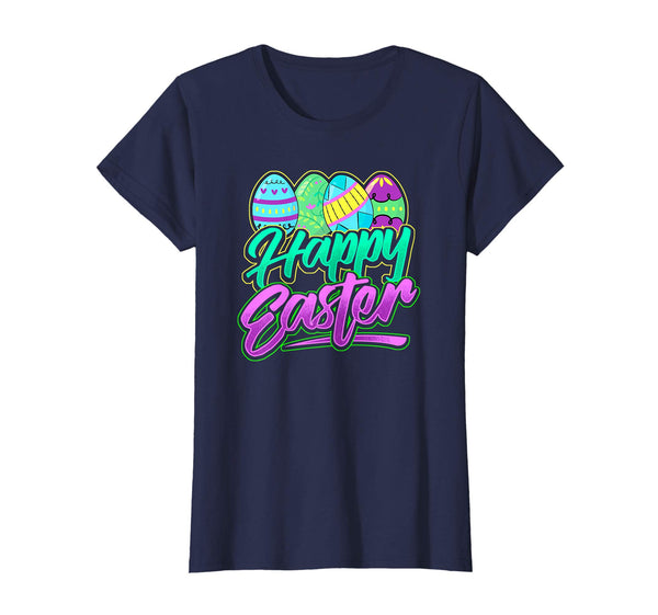 Happy Easter T-Shirt Cute Pastel Easter Eggs Tee Gift