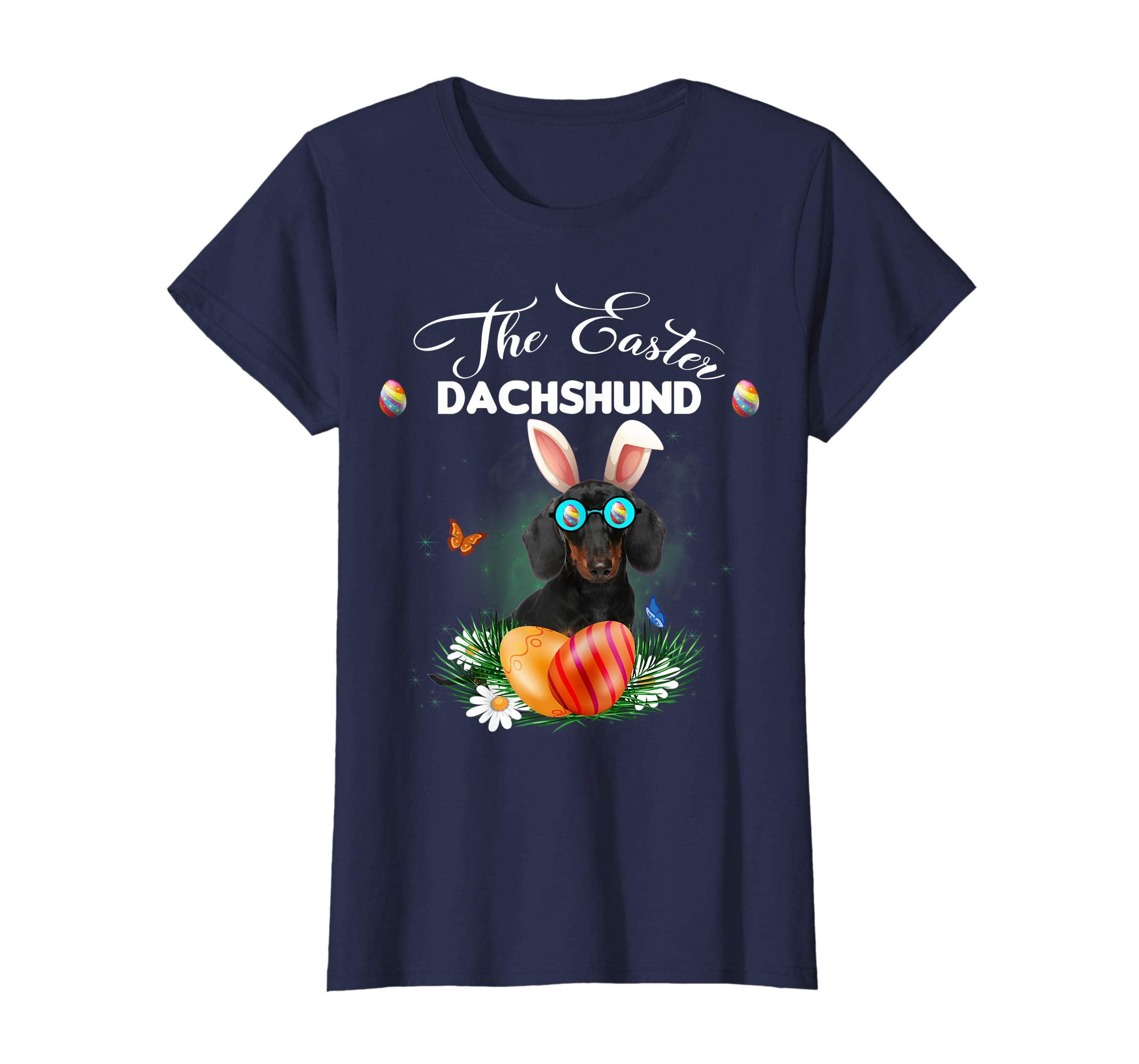 Dachshund Bunny Easter Day Dog Gifts T-Shirt