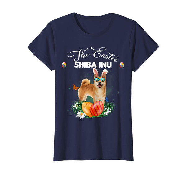 Shiba Inu Bunny Easter Day Dog Gifts T-Shirt
