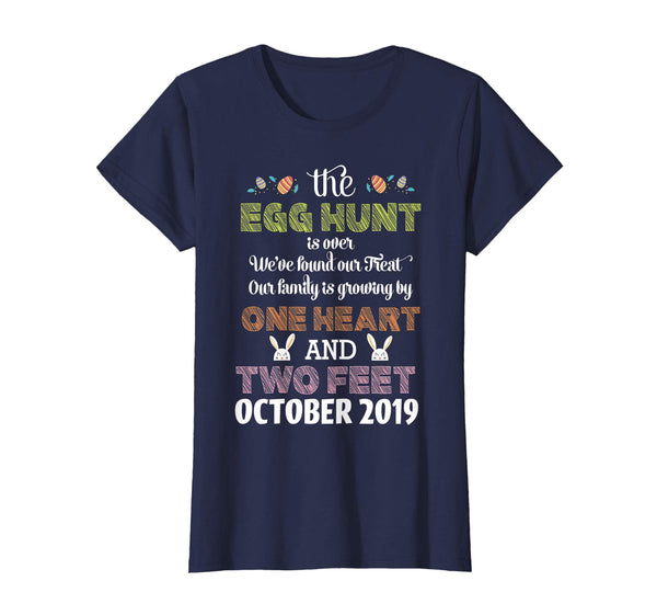 Pregnancy Announcement Due In October 2019 Easter Tshirt