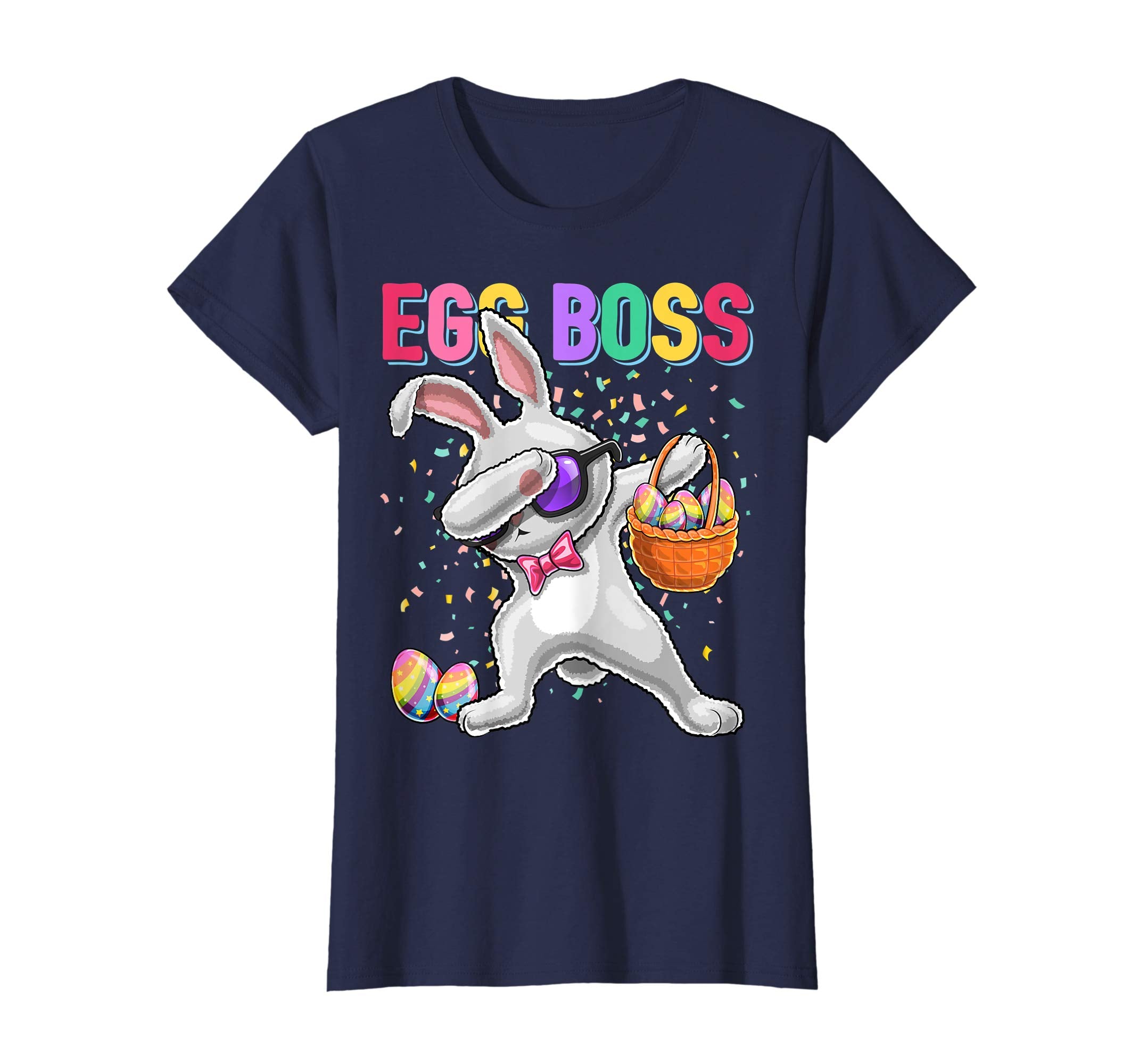 Egg Boss Dabbing Easter Bunny Shirt Easter Day Egg Gift Kids