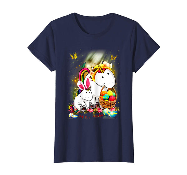 Unicorn mom Bunny Easter Shirt Unicorn eggs lover gift