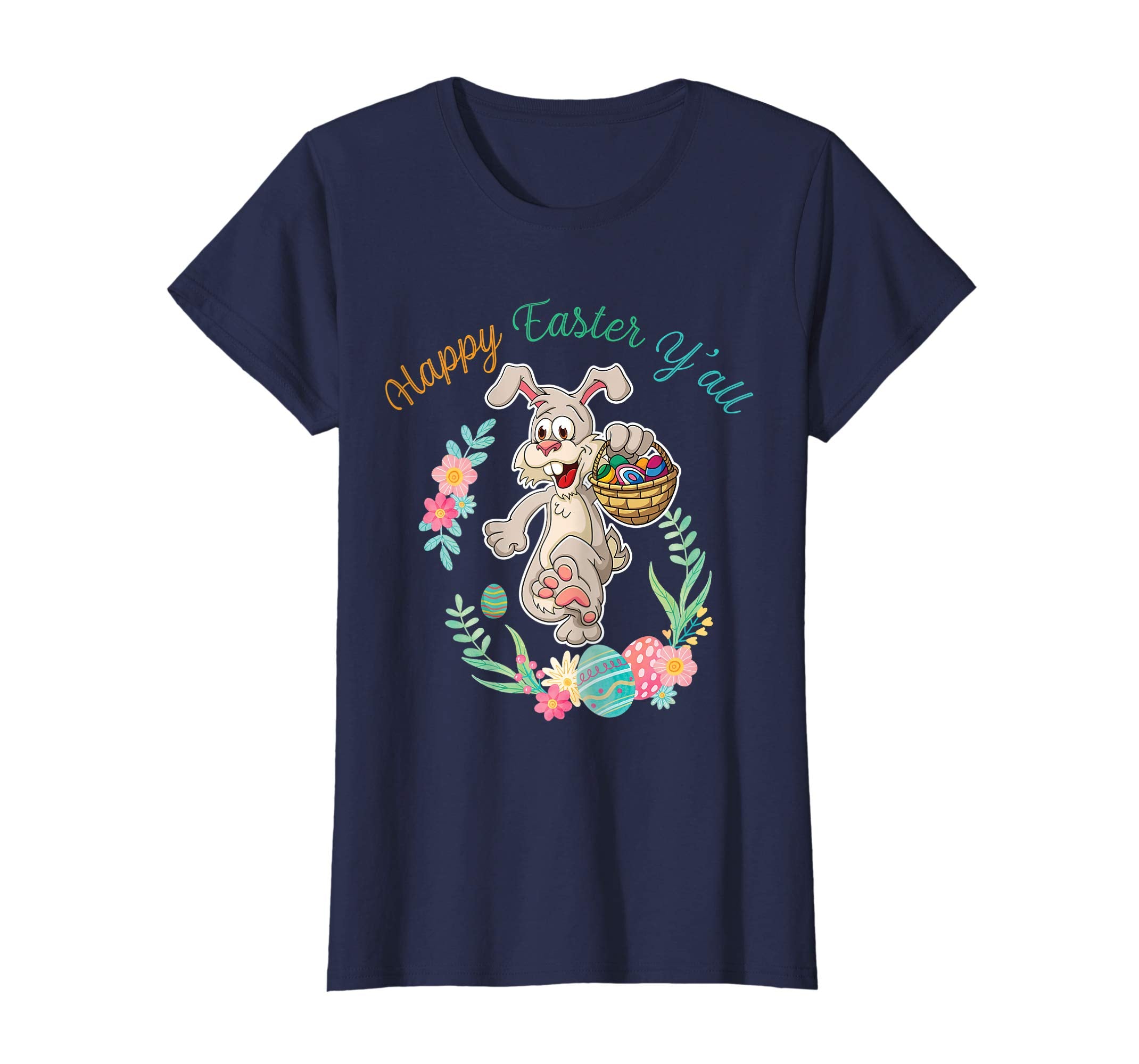 Womens Happy Easter Yall T Shirt for Mom Son