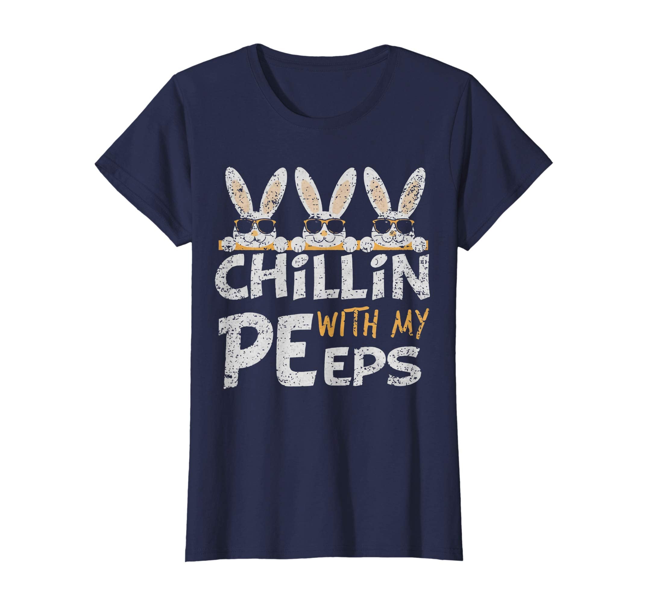 Chillin' With My Peeps Easter Bunny T-Shirt