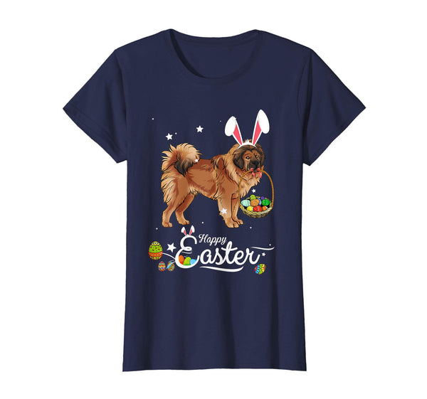 Tibetan Mastiff Dog With Bunny Hat Easter Costume T Shirt
