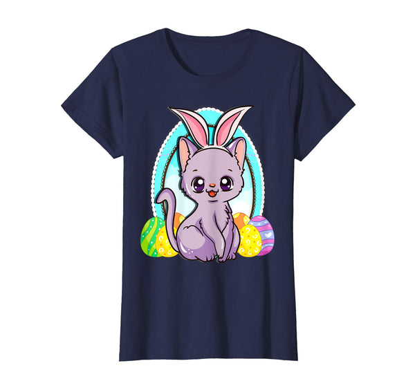 Easter Day Shirt Women Kitten Lover Gifts