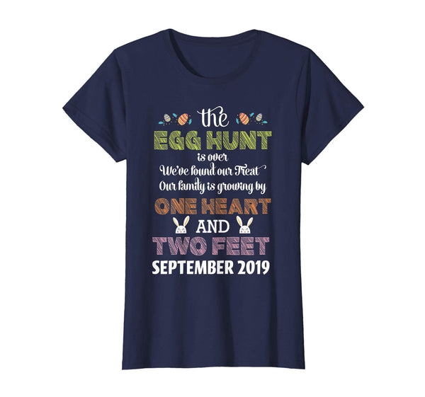 Pregnancy Announcement Due In September 2019 Easter Tshirt