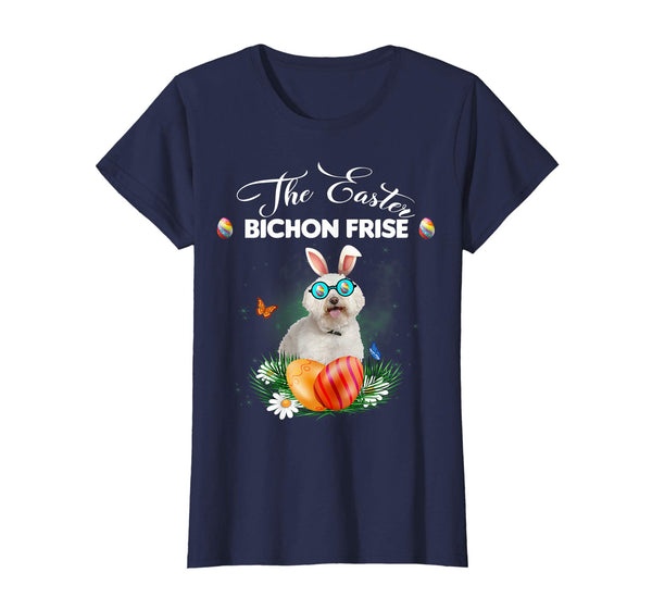 Bichon Frise Bunny Easter Day Dog Gifts T-Shirt