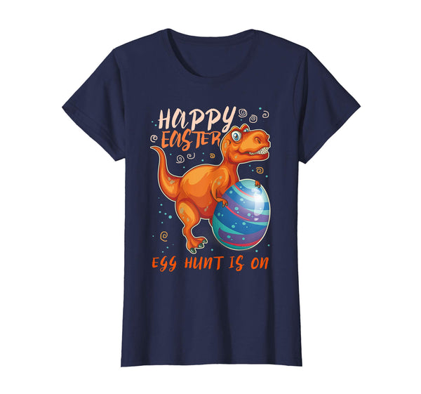 T Rex Happy Easter Egg Hunt Is On T Shirt For Kids Women Men