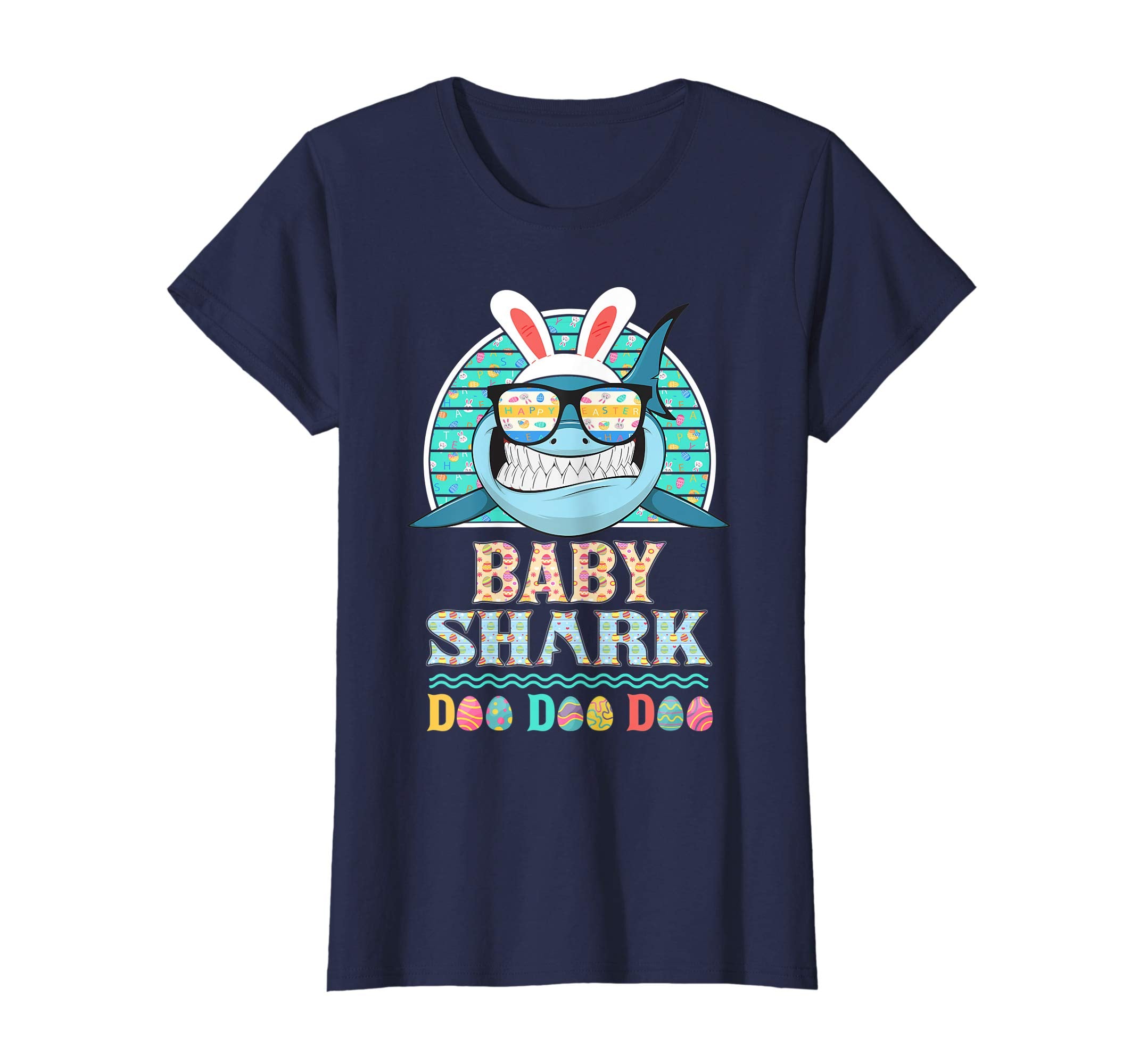 Funny Baby Shark Happy Easter Day Gift Family Shirt