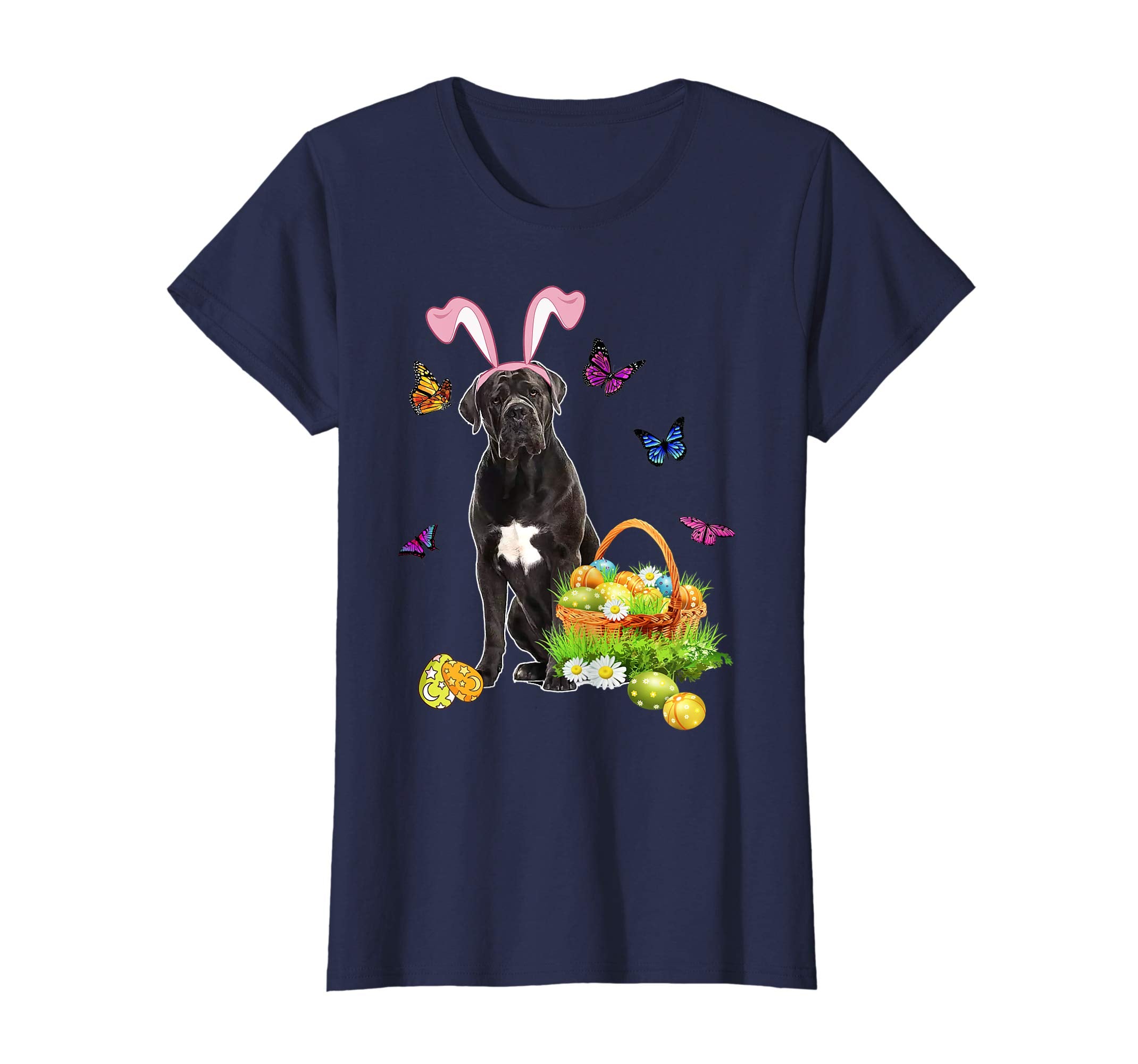Cane Corso Bunny Hat Rabbit Easter Eggs T-Shirt