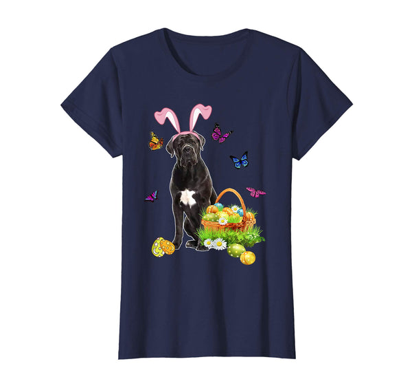 Cane Corso Bunny Hat Rabbit Easter Eggs T-Shirt