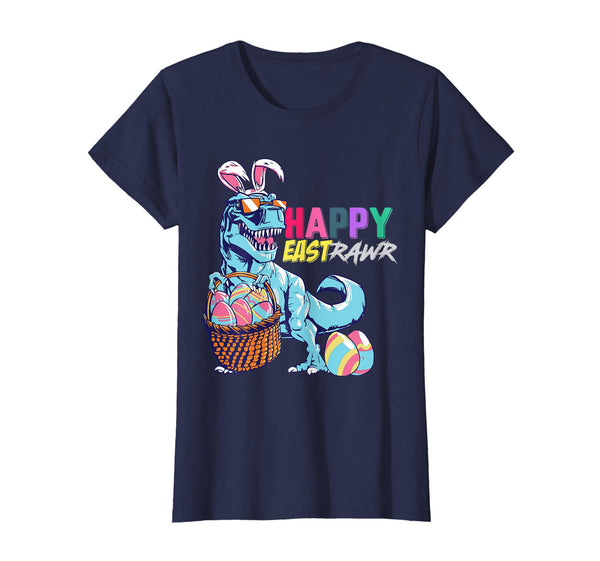 Happy Eastrawr Funny T-Rex Dinosaur Easter Bunny Shirt