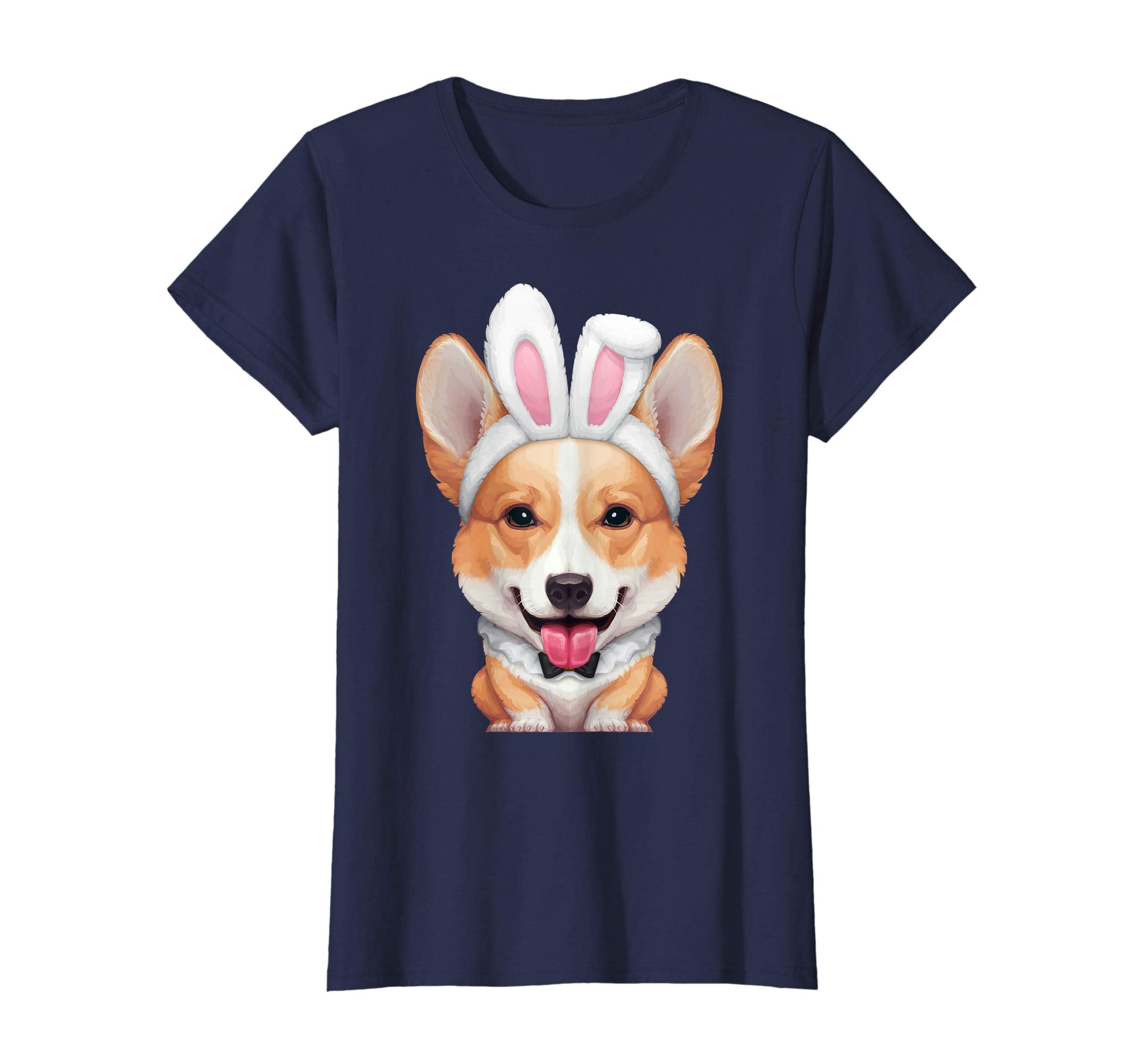 Welsh Corgi in the Easter Bunny Costume T-Shirt