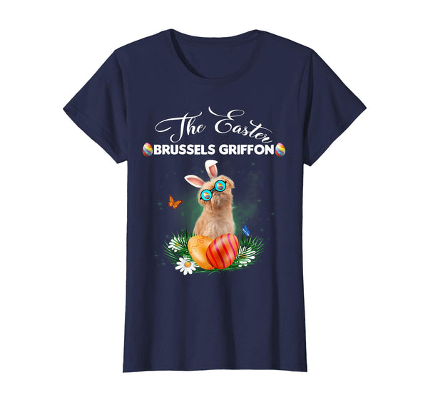 Brussels Griffon Bunny Easter Day Dog Gifts T-Shirt