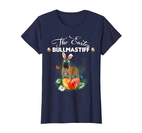Bullmastiff Bunny Easter Day Dog Gifts T-Shirt