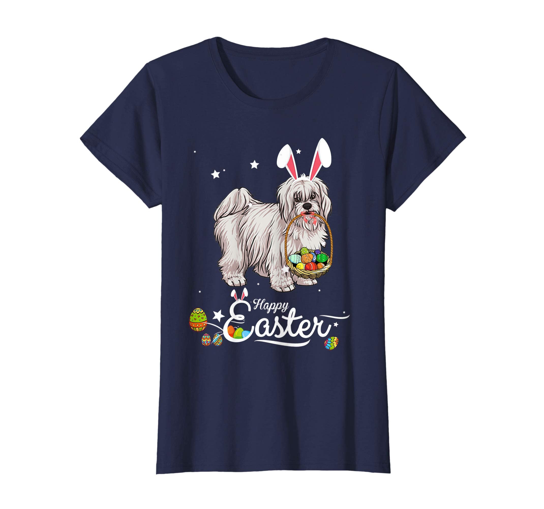 Coton De Tulear Dog With Bunny Hat Easter Costume T Shirt