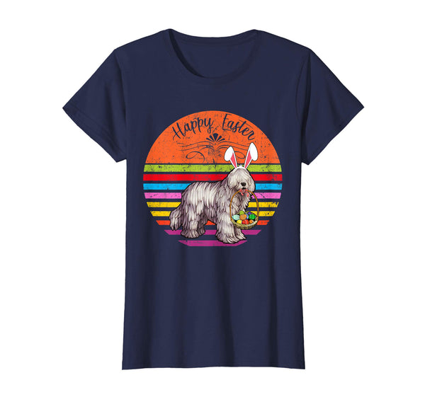 Vintage Komondor Dog Easter Eggs Basket T Shirt