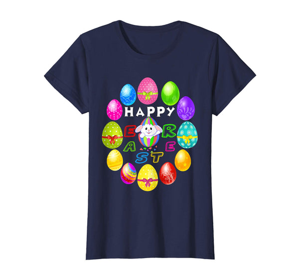 Easter Day T Shirt Funny Easter Bunny Color Egg T-Shirt