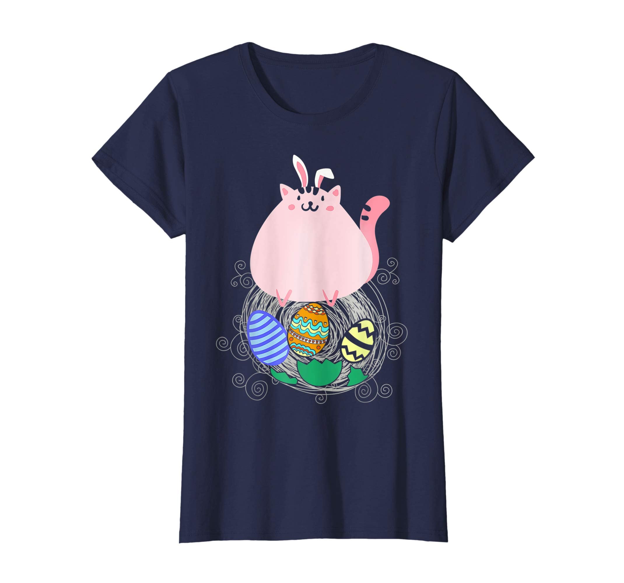 Bunny Cat Easter Day T shirt