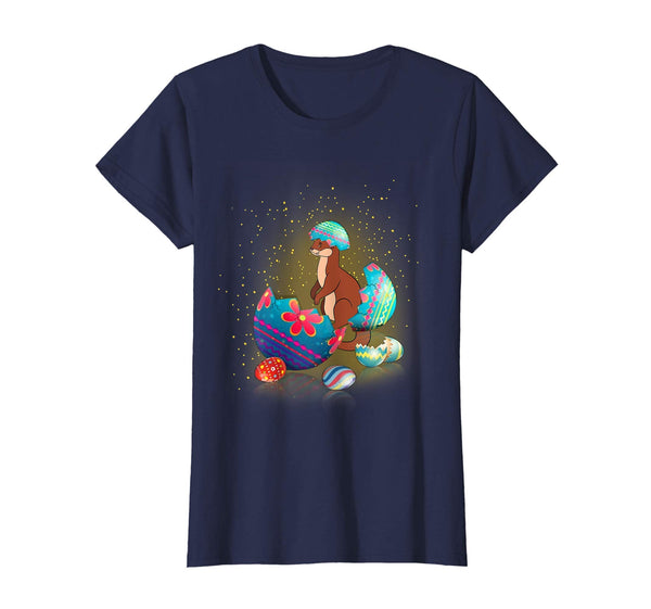 Otter Easter Eggs Funny T-Shirts Happy Easter Bunny Gifts