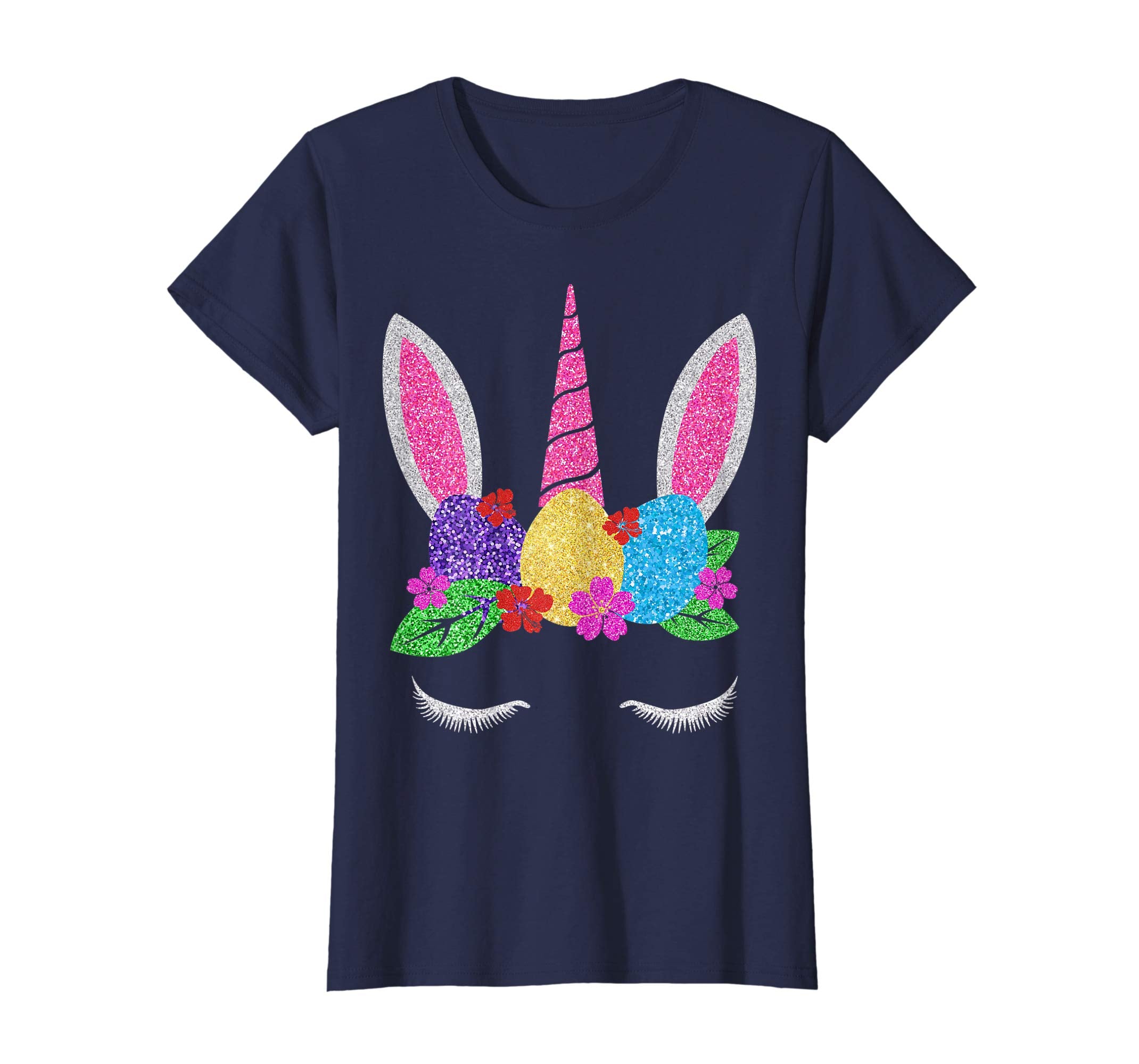 Unicorn Bunny Easter Shirt for Girls & Women