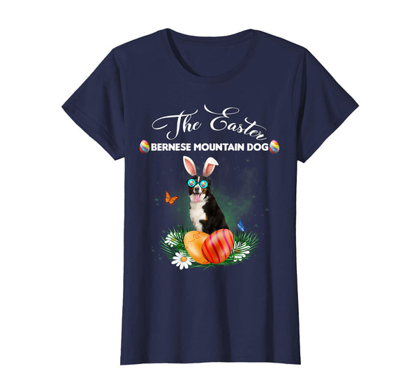 Bernese Mountain Dog Bunny Easter Day Dog Gifts T-Shirt