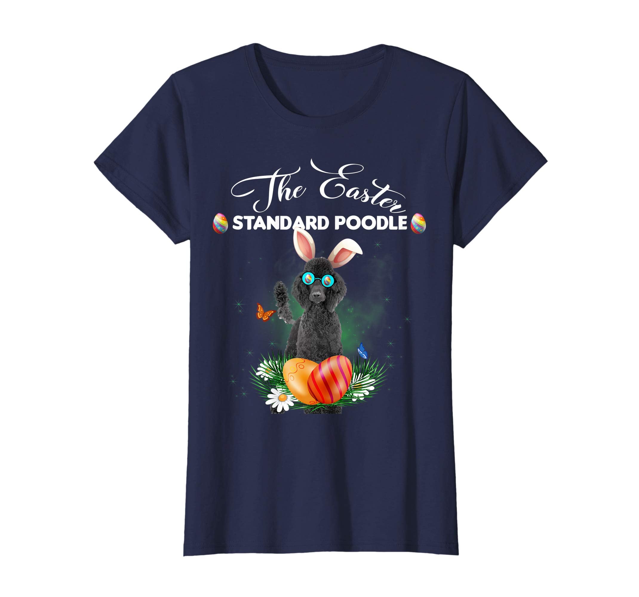 Standard Poodle Bunny Easter Day Dog Gifts T-Shirt