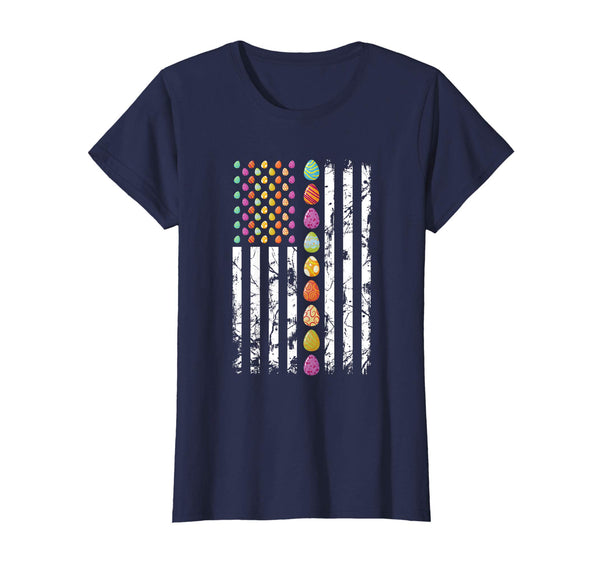 American Flag Easter Day T-shirt Easter Eggs and Bunnys Ou