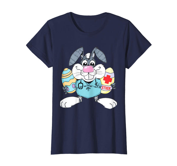 Anesthesia Ether Bunny Funny Easter Medical T-shirt