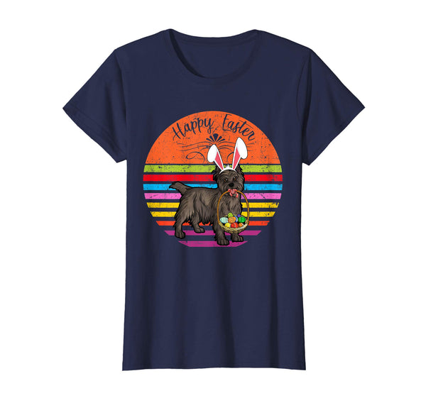 Cute Cairn Terrier Dog With Bunny Hat Easter Eggs T Shirt