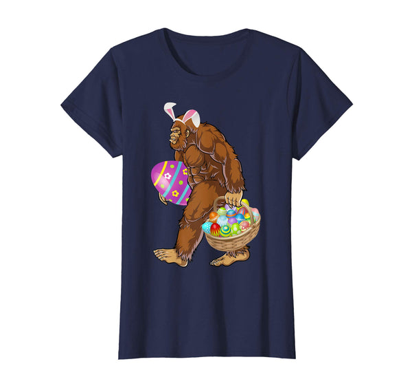 Funny Bigfoot Hunting Easter Eggs T-shirt