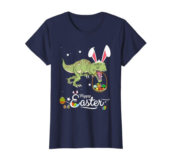 Cute Easter Dinosaurs with Bunny Ears and Eggs T Shirt