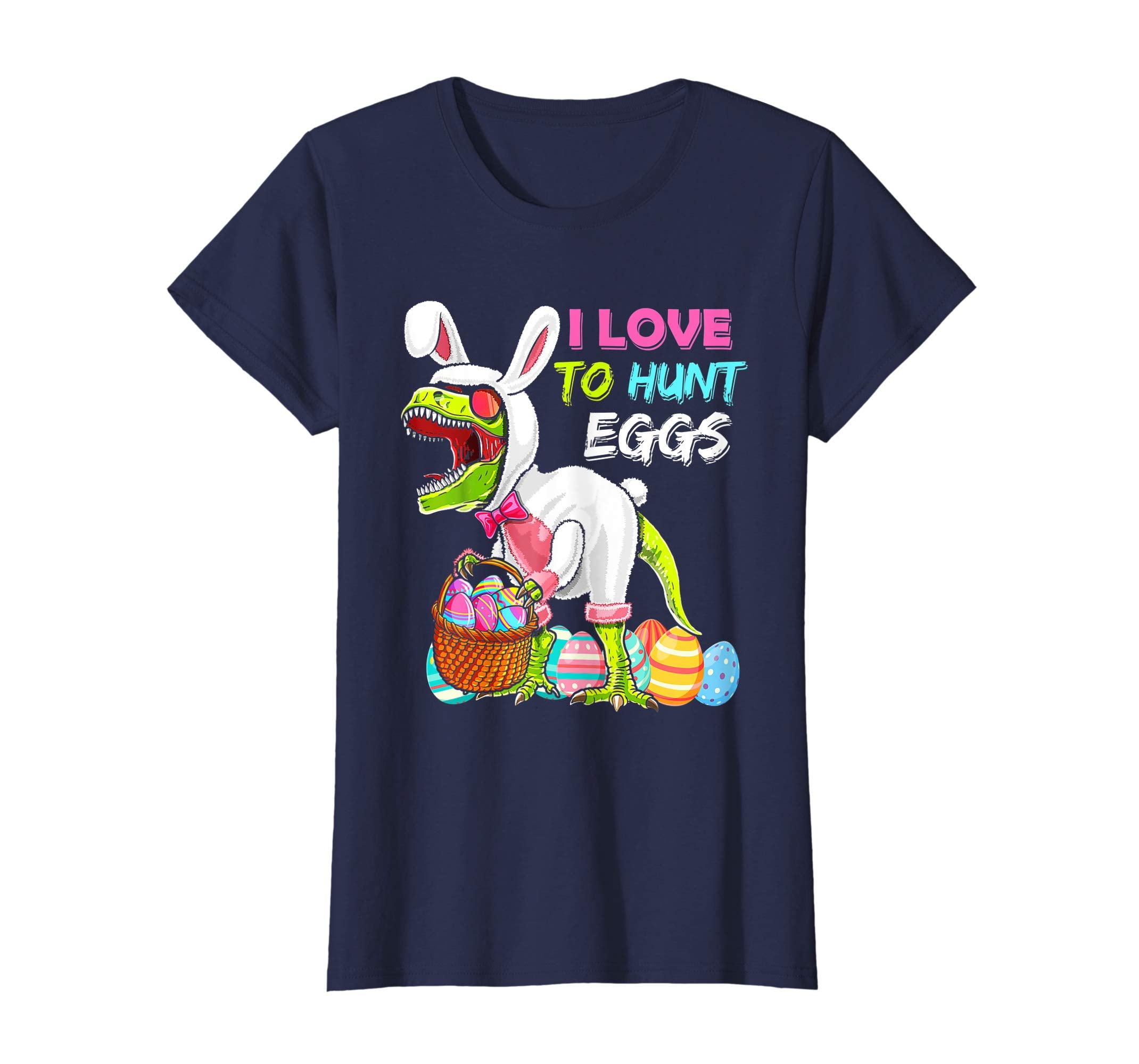 Easter Shirt Dinosaur T Rex Kids Boys Girls EGG Hunts Gift