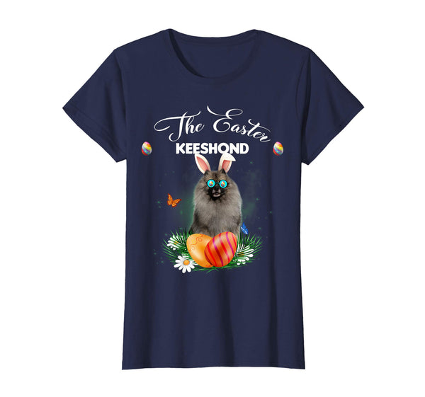 Keeshond Bunny Easter Day Dog Gifts T-Shirt