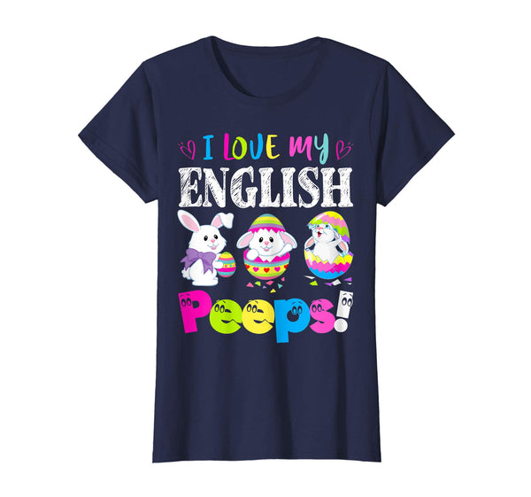 I Love My English Peeps Easter Bunny Gift T-Shirt