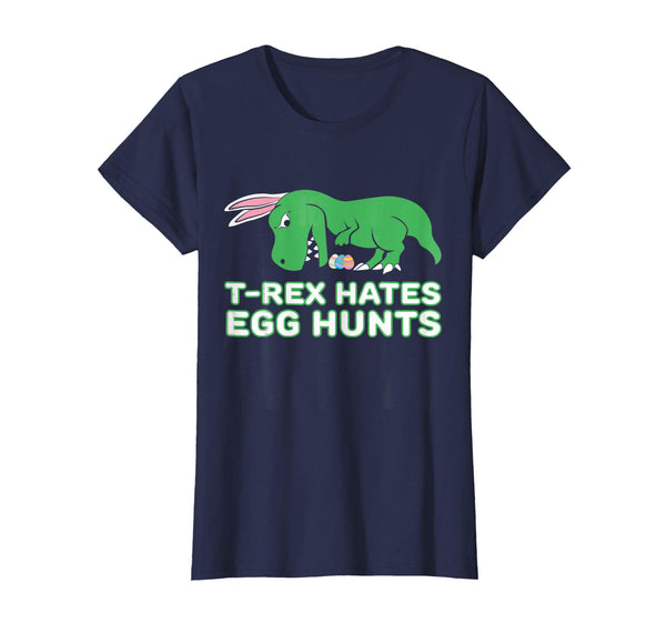 Funny T-rex Dinosaur Easter Shirt for Easter Egg Hunt Gift