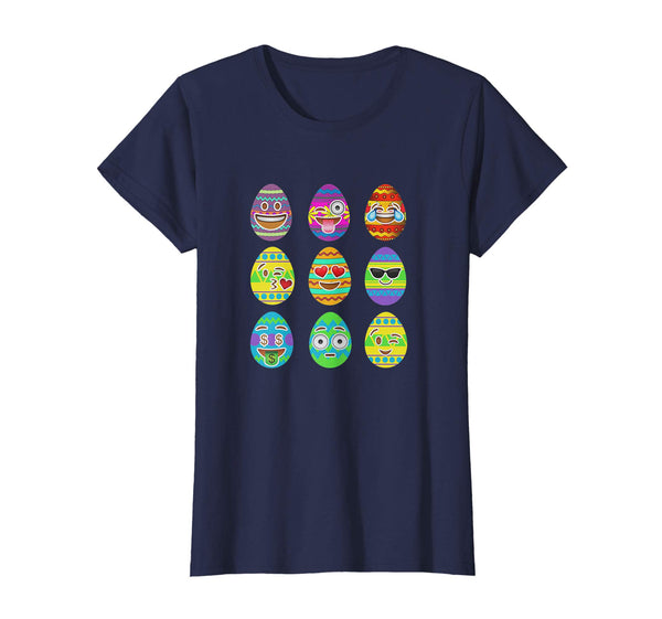 Emoji Easter Eggs Colorful Emoticon Pascha Holiday T-Shirt