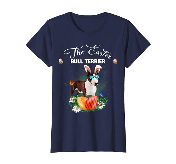 Bull Terrier Bunny Easter Day Dog Gifts T-Shirt