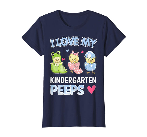 I Love My Kindergarten Peeps Easter Day TShirt
