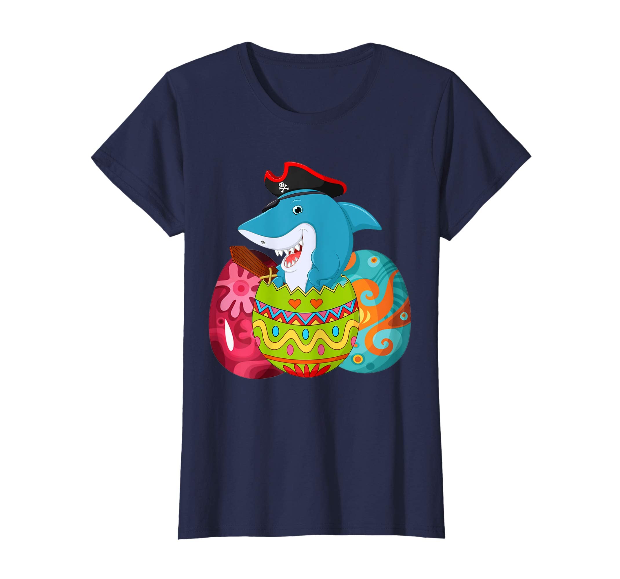 Cute shark inside Easter Eggs Tshirt Easter Shirt for kids