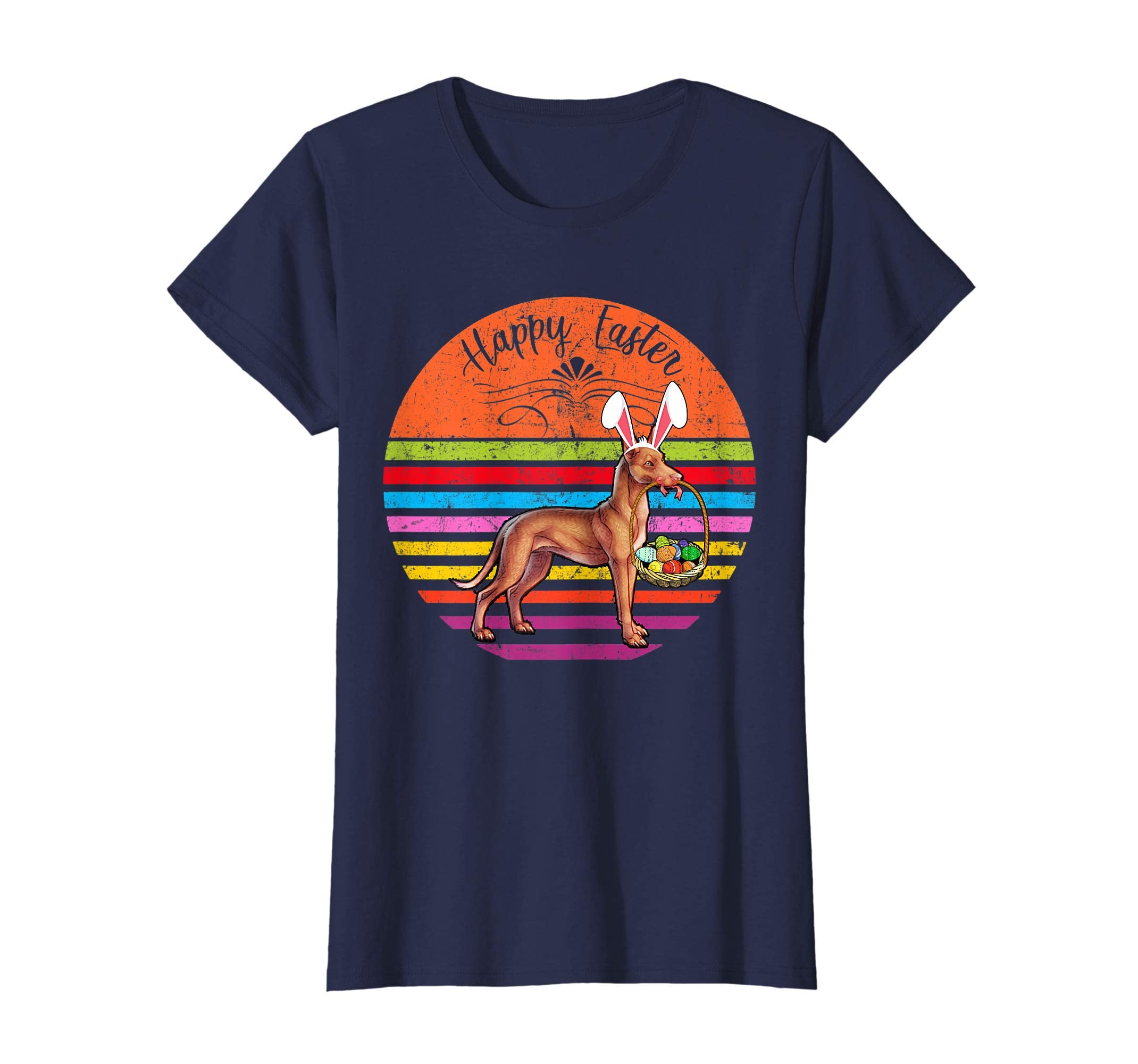 Vintage Pharaoh Hound Dog Easter Eggs Basket T Shirt