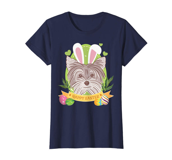 Bunny Yorkshire Terrier Dog Easter Day Lovers T-Shirt Egg