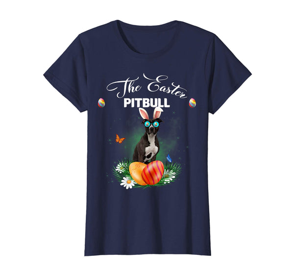 Pitbull Bunny Easter Day Dog Gifts T-Shirt