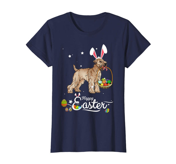 Soft Coated Wheaten Dog With Bunny Hat Easter Costume TShirt