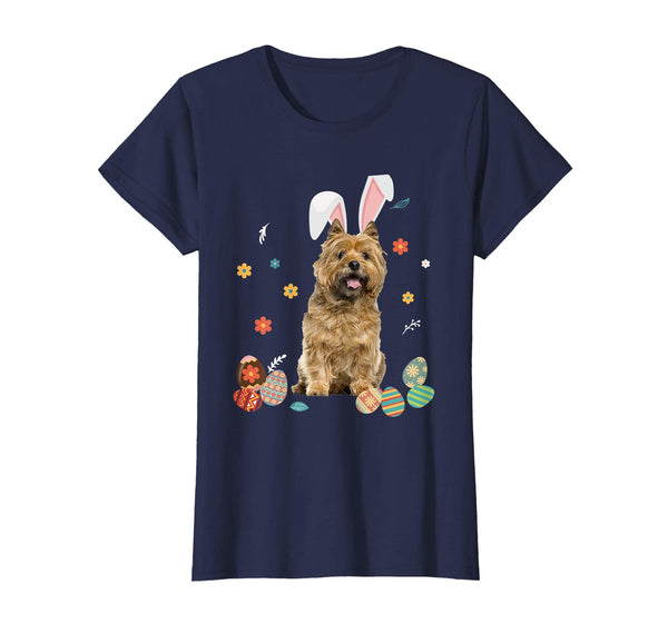 Cairn Terrier Bunny Rabbit Happy Easter Day T-Shirt