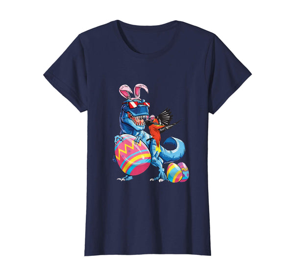 Bird Easter Riding Dinousaus Easter Bunny Lover Gift T-Shirt