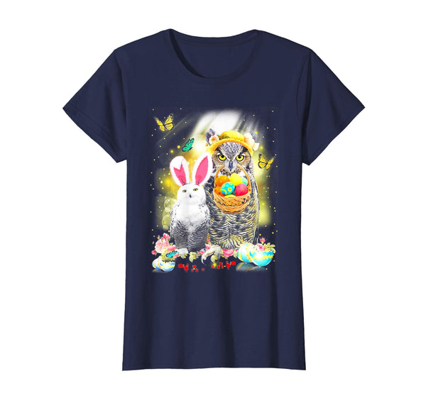 Owl Rabbit Peeps Eggs Funny Easter Lover Gift Tee Shirt