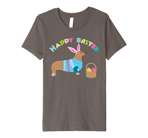 Corgi Easter T-shirt Pembroke Welsh Corgi in Dog Dress