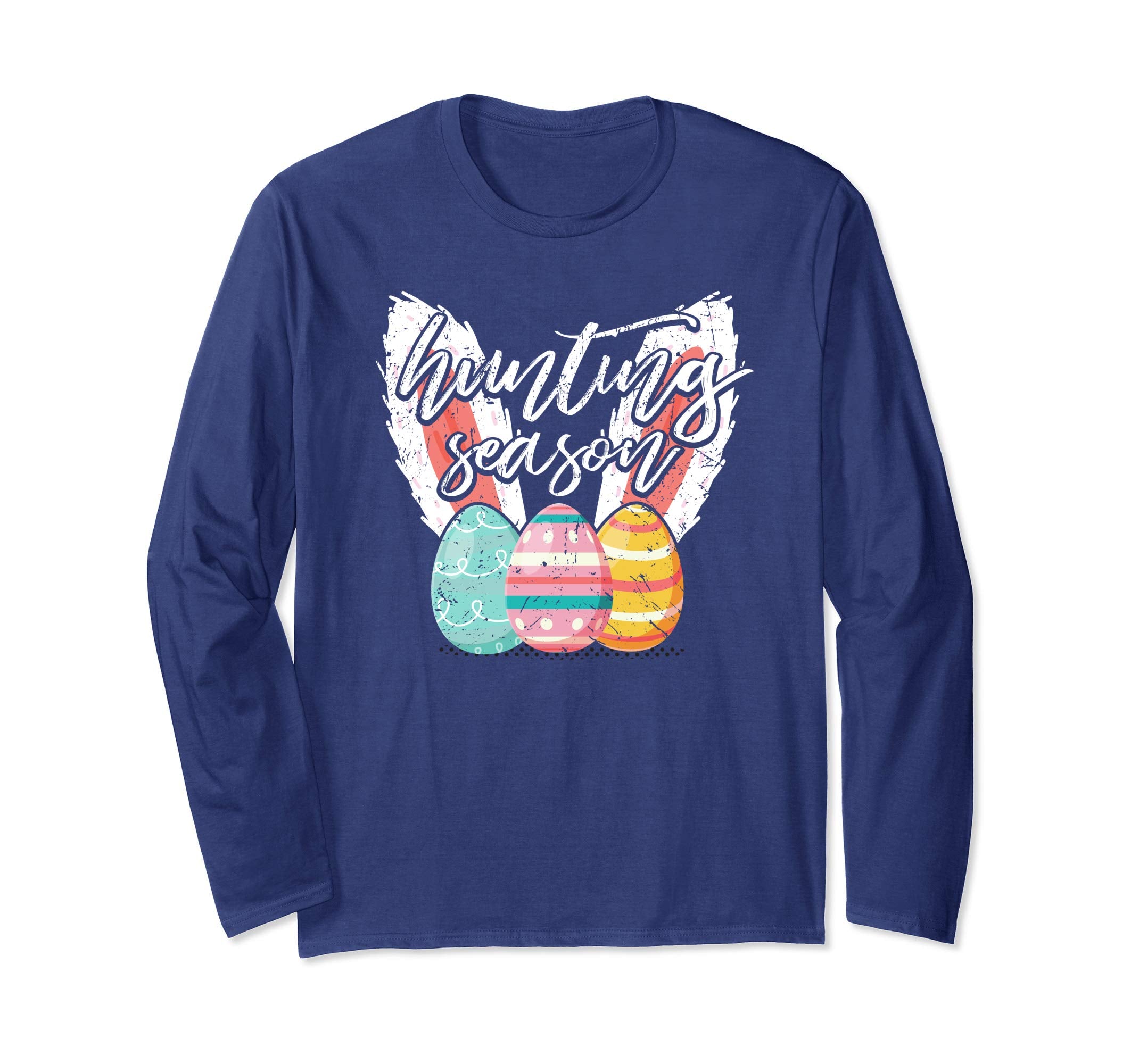 Hunting Season Easter Eggs Bunny Cute Gift Sleeves Shirt